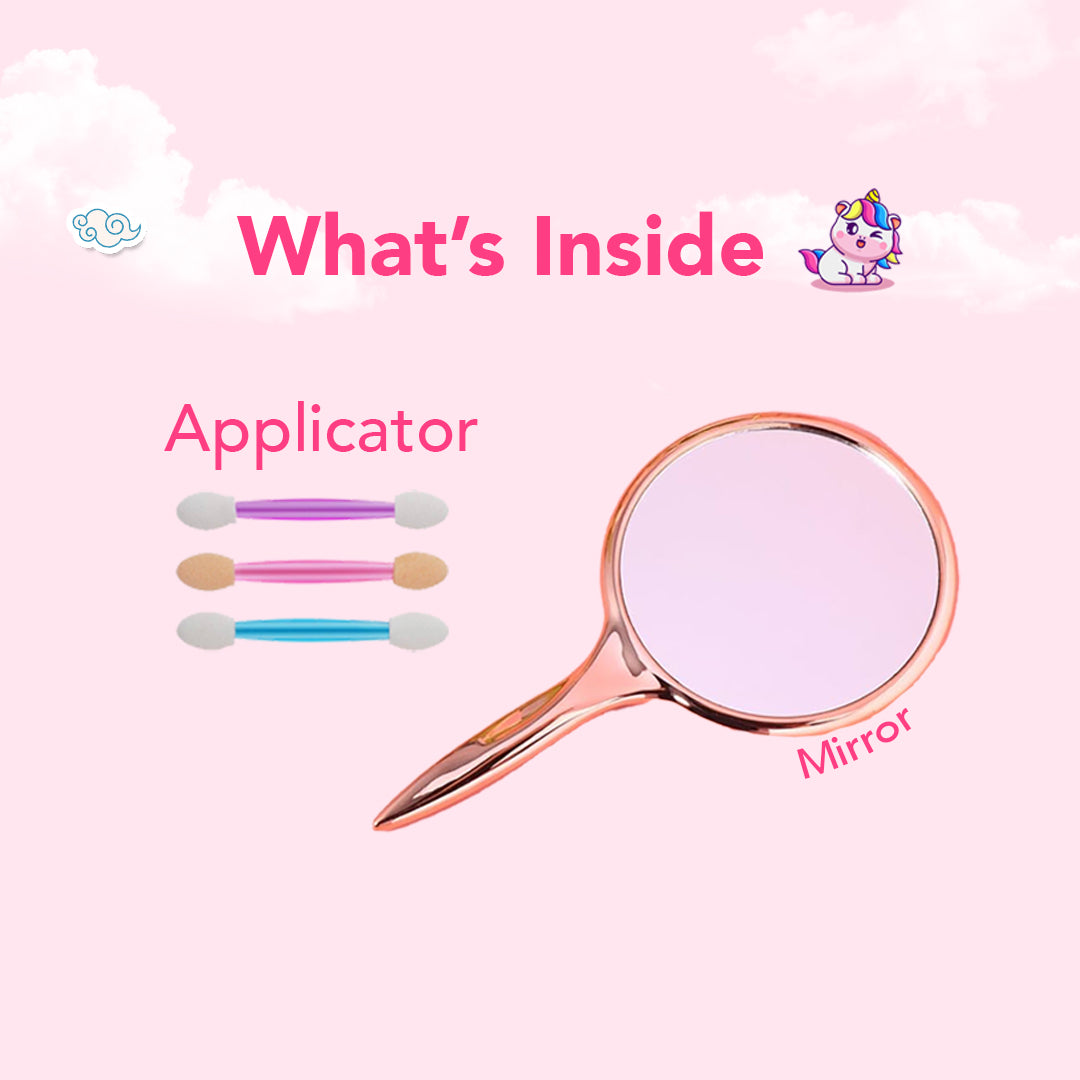 Unicorn Makeup Mini Kit- Safe & Non-Toxic Makeup Kit for Girls (Set of 7)